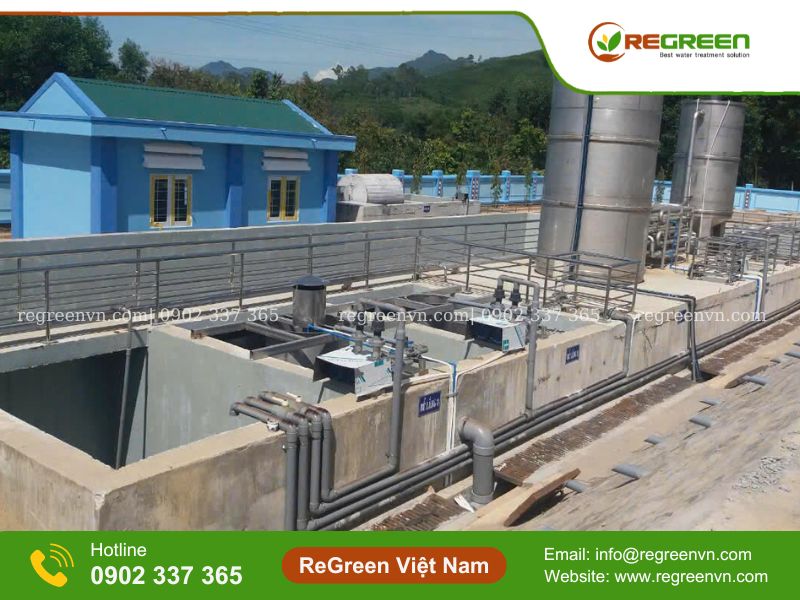 Xử lý nước thải chăn nuôi heo sau Biogas
