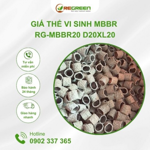 Giá thể vi sinh MBBR RG-MBBR20 D20xL20